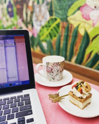 On my writing mornings I’m slowly sampling local cafes in my new hood. This one is my fave so far, with so many pretty GF vegan cakes. 

#writing #writinglife #writingday #authorlife #coffeegram