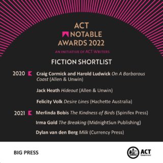Utterly thrilled to find that I’ve been shortlisted in a second category of the ACT Notable Awards for my novel The Breaking! This book is my heart’s work. A massive thank you to Anna Solding and MidnightSun for championing it, and again to the ACT Writers Centre and the judges. Happy days!

@annasolding @midnightsunpublishing @actwriters @artsact_ #TheBreaking #literaryaward #writinglife #writerslife #authorlife #writingcommunity