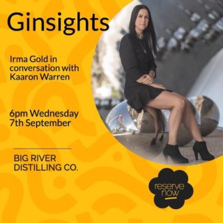Gin + bookish chat. Tonight. Can’t wait!

@bigriverdistilling @kaaron_warren #TheBreaking @midnightsunpublishing #writinglife #authorlife #ginlovers #canberraliving #canberralife