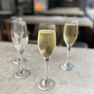 There are things to celebrate. So it’s a champagne lunch with my girl @francis.jaye ❤️
