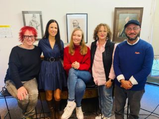 Had the most fun interviewing Hilde Hinton, Pip Drysdale, Ramona Koval and Pirooz Jafari at the Sorrento Writers Festival. What an incredible bunch of writers and humans. But there must be something about me as a moderator that brings authors to tears because we again had some very moving moments. There was also so much laughter and so many fascinating insights. I could have kept talking for hours. 

Plus afterwards Ramona — who I have long admired, and who has interviewed practically every author on the planet — said the loveliest, most generous things about my interviewing. Totally made my festival!

@sorrentowritersfestival @hilde.hinton @pipdrysdale @ramonakoval @gotlander17 @hachetteaus @text_publishing @ultimopress @simonandschuster #sorrentowritersfestival #literaryfestival #writingcommunity #writerslife #writinglife #authorlife #authorsofinstagram #bookstagram