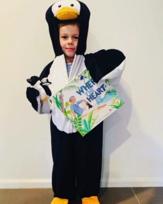 There is nothing lovelier than opening your inbox to find messages from readers, and George and his mum Liz totally made my day with their message about how much they love Where the Heart Is and this super cool (actually toasty warm, I’m told) Dindim costume for Book Week. Sending a tail waggle and a flipper clap to George and all the other little Dindims this Book Week!

#dindim #wheretheheartis @oh.susannah.illustration @ekbooksforkids #kidlit #picturebook #childrensliterature #bookweek #penguin #penguinlove #brazil #penguinbooks